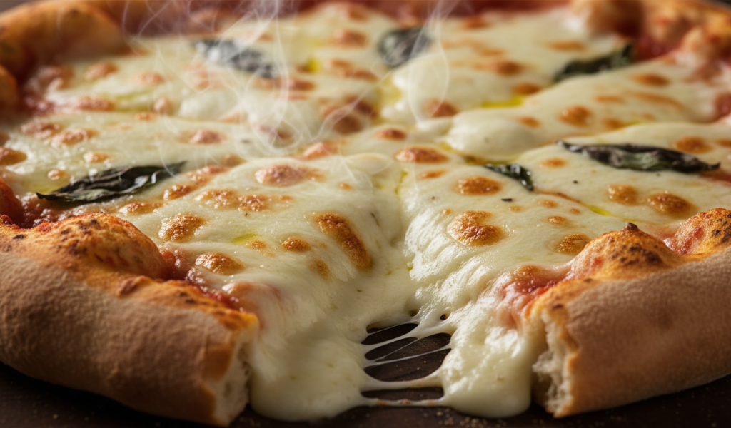 Mussarela com borda de catupiry