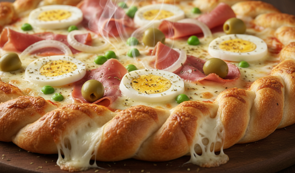 Portuguesa borda de mussarela