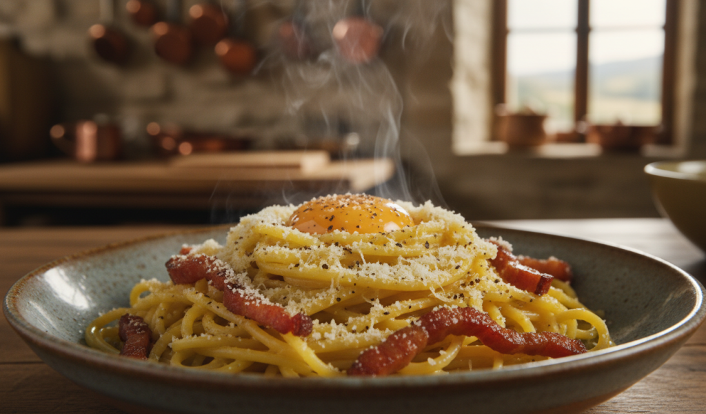 spaghete carbonara